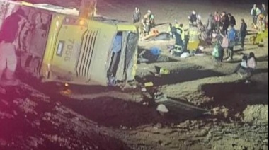 Un bus argentino volcó en Chile: hay 4 muertos y varios heridos graves