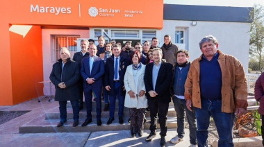 Orrego inauguró el Centro de Salud de Marayes, una obra que mejora la atención sanitaria en el este de San Juan