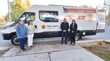 El nuevo Vacunatorio Móvil Solar recorrerá San Juan con tecnología sustentable y de última generación