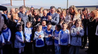 Orrego inauguró un moderno edificio para la educación inicial en 25 de Mayo