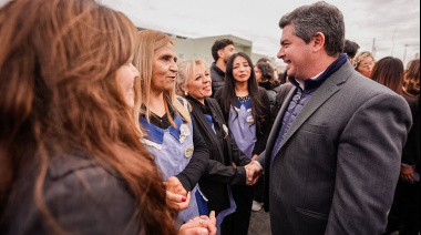 Orrego inauguró una nueva escuela de Nivel Inicial en Pocito