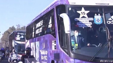 La Selección argentina ya está en Ezeiza con la copa