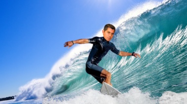 Surfeando en la ola