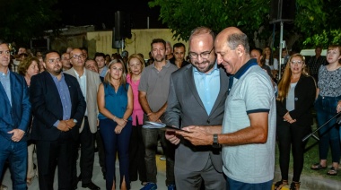 Rivadavia celebró la restauración de la emblemática Chimenea del Callejón Gómez