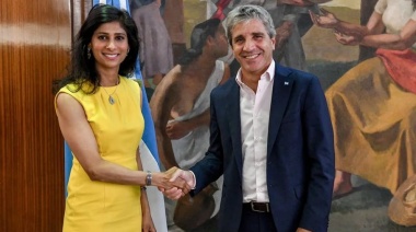 Caputo se reúne con Gita Gopinath para avanzar en la negociación con el FMI
