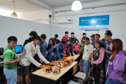 Rivadavia encendió sus talleres de robótica productiva con aulas llenas
