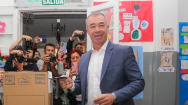 Fabián Martín emitió su voto en Rivadavia