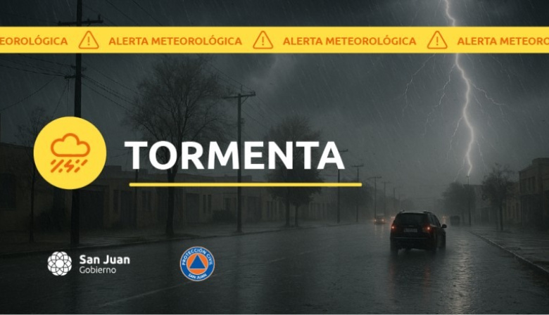 Alerta meteorológica N° 72/25 – Tormentas
