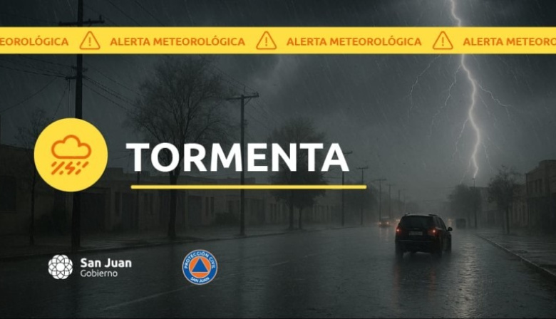 Alerta meteorológica N° 74/25 – Tormentas
