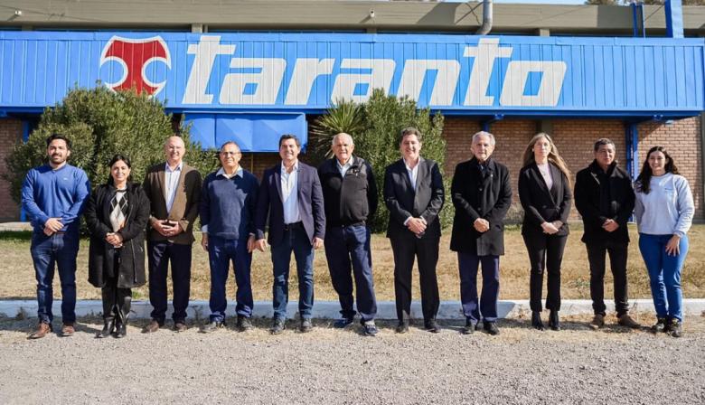 Con una visita a Taranto, Orrego reafirmó su compromiso de acompañar a empresas que confían en San Juan