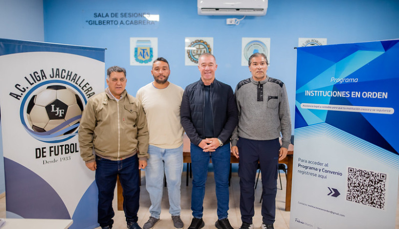 Fabián Martín reafirmó el apoyo al deporte jachallero