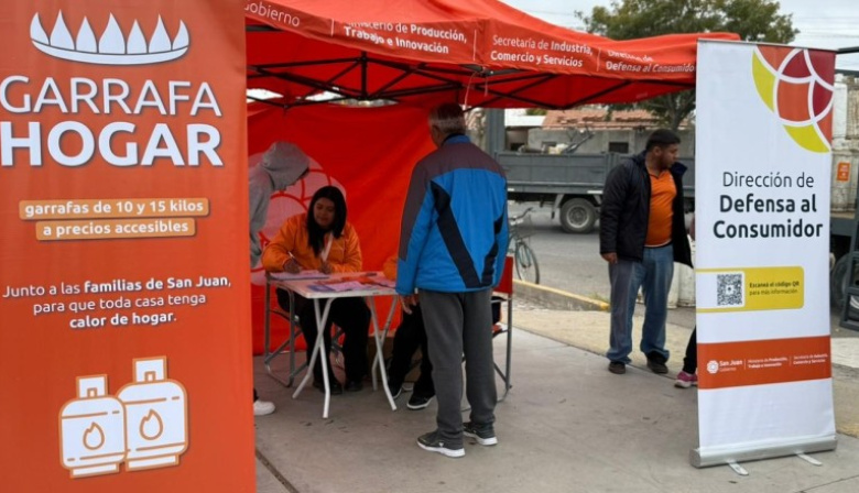 Capital, Santa Lucía, Rivadavia, Caucete y Pocito recibirán a Garrafa Hogar