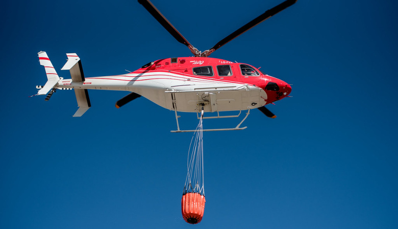 Búsqueda de un helicóptero con siete ocupantes