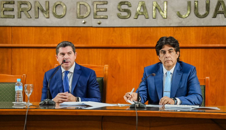 El gobernador Orrego presentó el balance de la misión internacional para ampliar alternativas de financiamiento para obras estratégicas