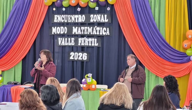 Modo Matemática llega a los departamentos alejados con talleres para docentes