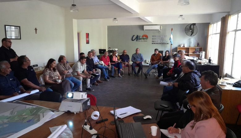A través de COPRE, Protección Civil refuerza la coordinación con Ullum