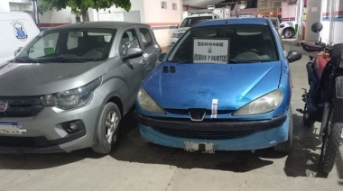 La policía de San Juan recuperó vehículos robados