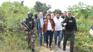 Con foco en el refuerzo de la frontera argentina, Bullrich visitó la provincia de Salta