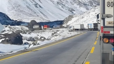 Queda habilitado el transporte de carga que se traslada a Chile
