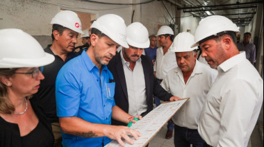 El gobernador visitó las obras de remodelación e instalaciones del Hospital Marcial Quiroga