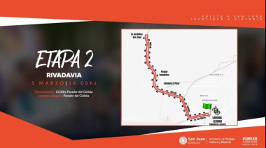 Vuelta a San Juan Damas 2026: información de la Etapa 2