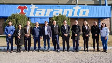 Con una visita a Taranto, Orrego reafirmó su compromiso de acompañar a empresas que confían en San Juan