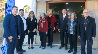 La ministra Silvia Fuentes inauguró un importante espacio de capacitación técnica en Caucete