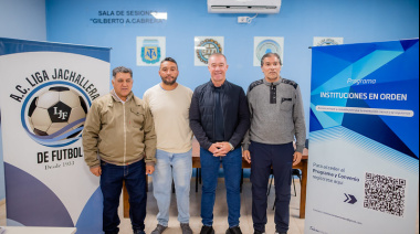 Fabián Martín reafirmó el apoyo al deporte jachallero
