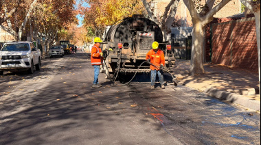 La pavimentación llegó al corazón del centro sanjuanino: comenzaron los trabajos sobre calle Caseros