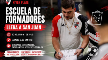 Así será la capacitación que la Fundación River Plate dictará en San Juan