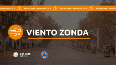Alerta meteorológica - Viento Zonda