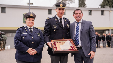 Orrego encabezó el acto por el Día del Agente Penitenciario y destacó el compromiso de quienes trabajan por la seguridad