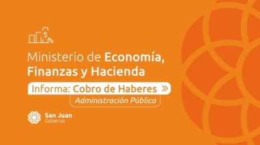 Los empleados públicos tendrán acreditados sus haberes el 31 de julio