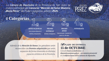 Abren la inscripción para la Mención de Honor Maestro Mario Pérez 2026
