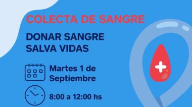 La Legislatura realizará una colecta de sangre para promover la donación voluntaria