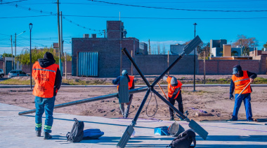 Altos de Rivadavia tendrá una nueva plaza: la obra ya superó el 50% de avance