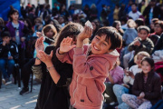 Acto multitudinario en plaza Evita donde el Municipio de Capital celebró el  Día del Niño
