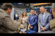 Orrego recorrió la muestra con la oferta académica de Educación Superior