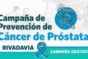Rivadavia impulsa una campaña gratuita de prevención del cáncer de próstata