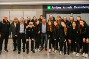 Las Panteras ya están en San Juan para disputar el Triangular Internacional de Vóley