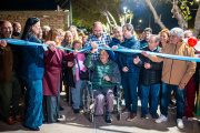 Rivadavia inauguró nuevas veredas e iluminación LED en La Bebida