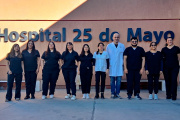 Inédito en el interior: el Hospital 25 de Mayo realizó su primera ablación de córneas