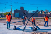 Altos de Rivadavia tendrá una nueva plaza: la obra ya superó el 50% de avance