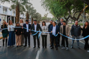 Orrego inauguró la histórica repavimentación de la emblemática avenida Libertador