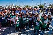 En la semana de la Educación Inicial una maratón le puso color al Parque de Chimbas