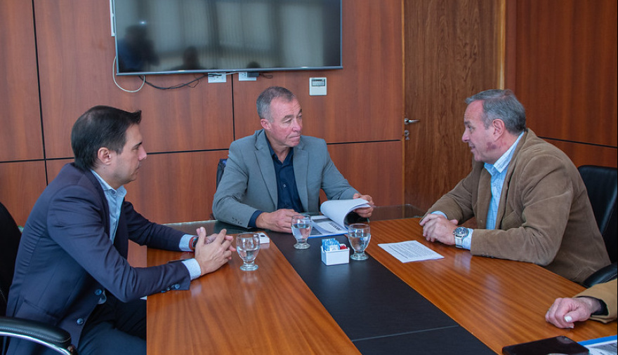 El vicegobernador Fabián Martín recibió a integrantes de DIPAN